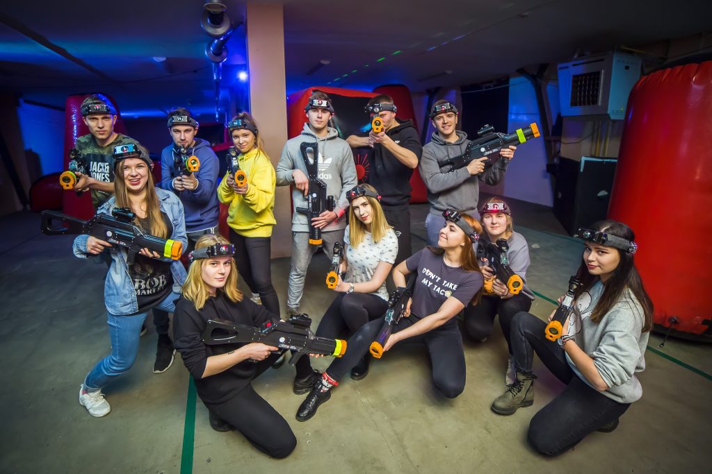 Lazertronas lazerių žaidimas tinka įvairiems žaidėjams